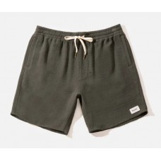 Pantalón Corto Rhythm Textured Linen Jam Dark Teal